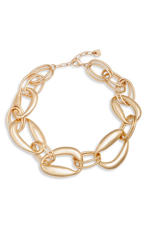 Double Link Collar Necklace