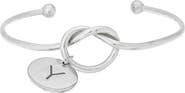 MESHMERISE Love Knot Initial Bracelet