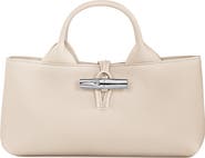 Longchamp Le Roseau Leather Shoulder Bag