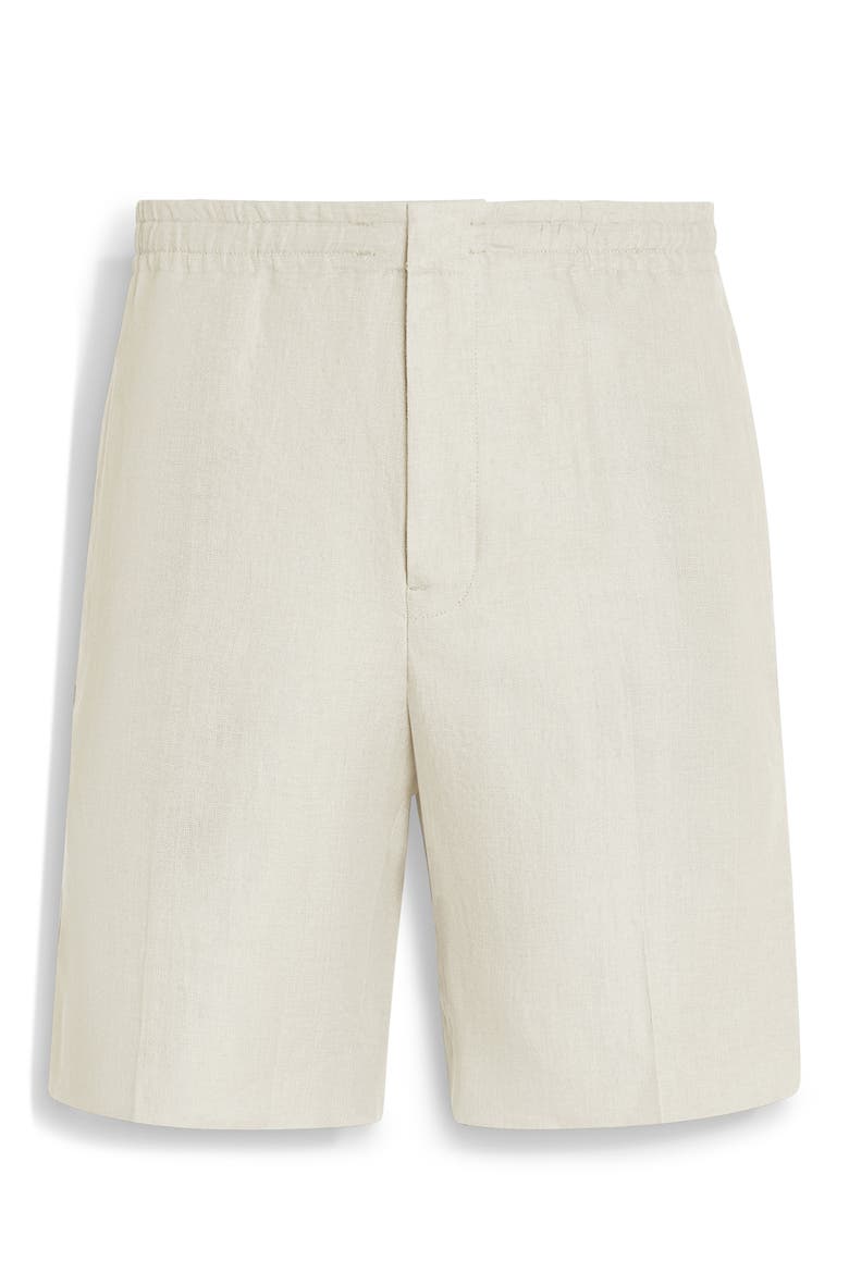 Oasi Linen Shorts, Alternate, color, CALCARE