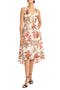 Tropical Sleeveless Fit & Flare Dress