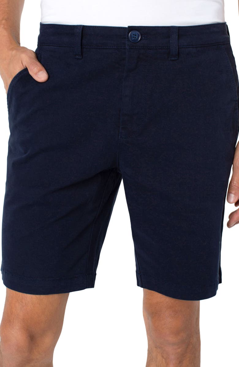 Liverpool Los Angeles Liverpool Stretch Cotton Shorts, Alternate, color, 