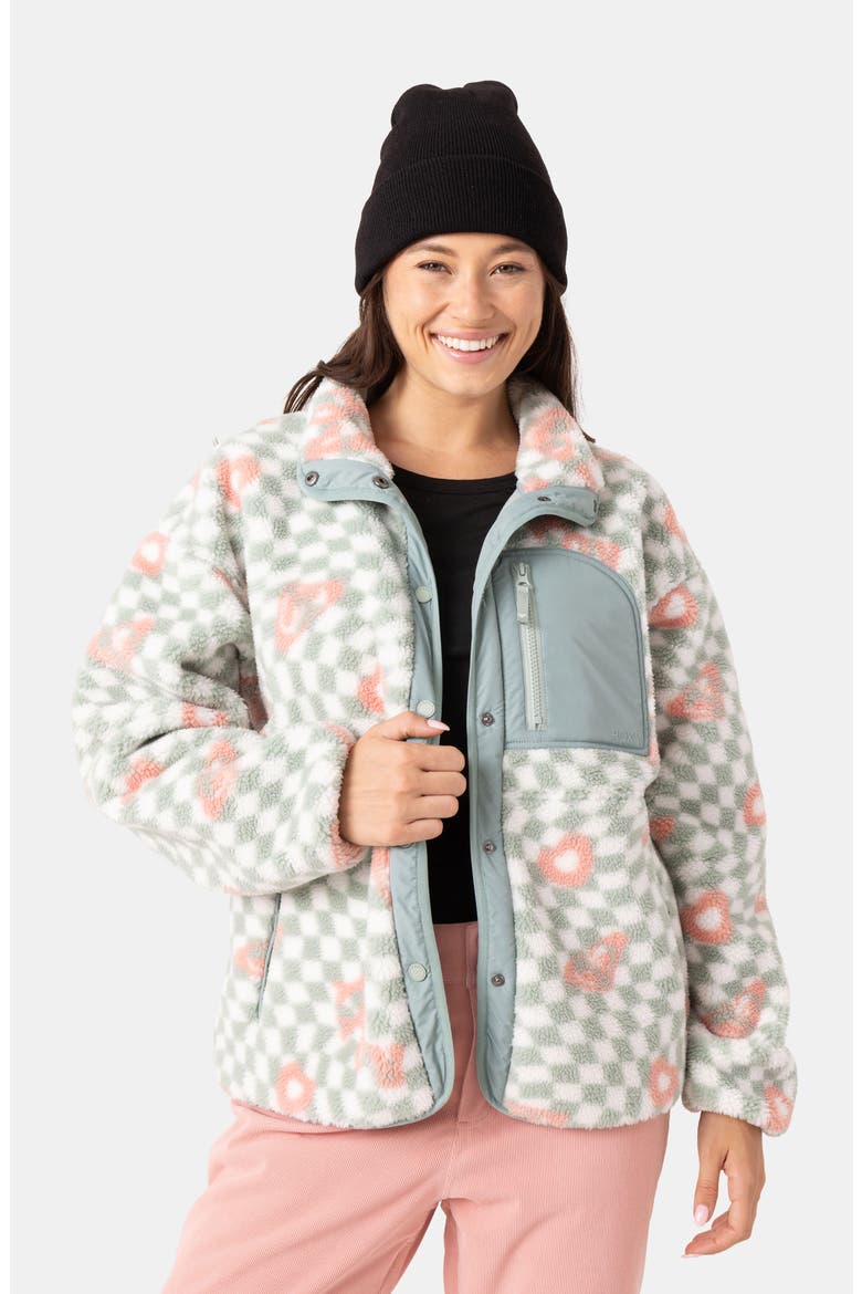 Axel Fleece Jacket, Alternate, color, CROSS YOUR