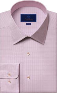 David Donahue Trim Fit Dress Shirt