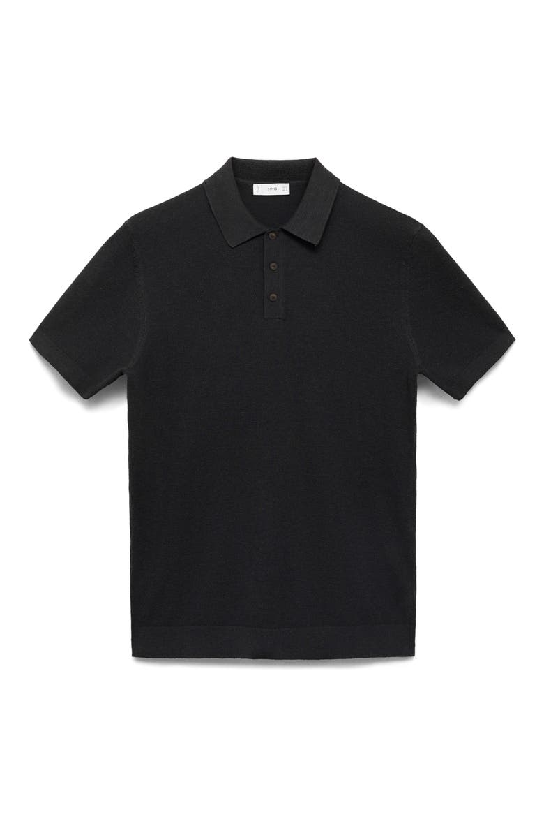 Slim Fit Polo, Alternate, color, BLACK