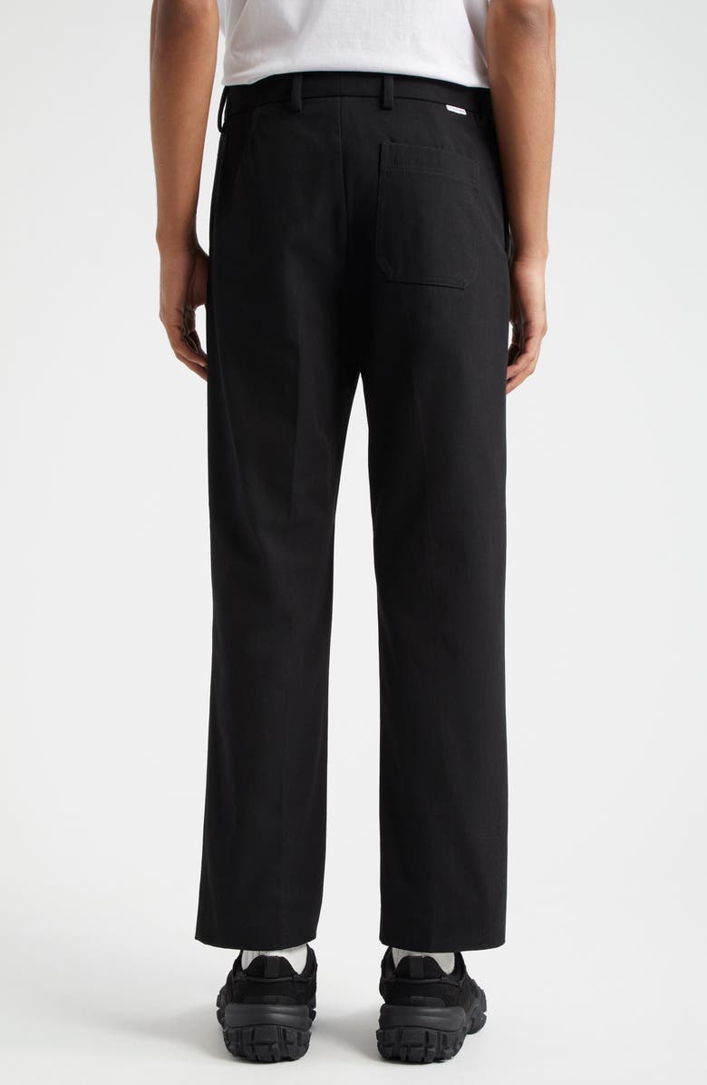 Acne Studios Straight Leg Twill Trousers, Alternate, color,