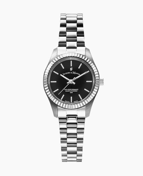 Inspiration Prime - 27mm, Black Dial, Stainless Steel Ladies Watch