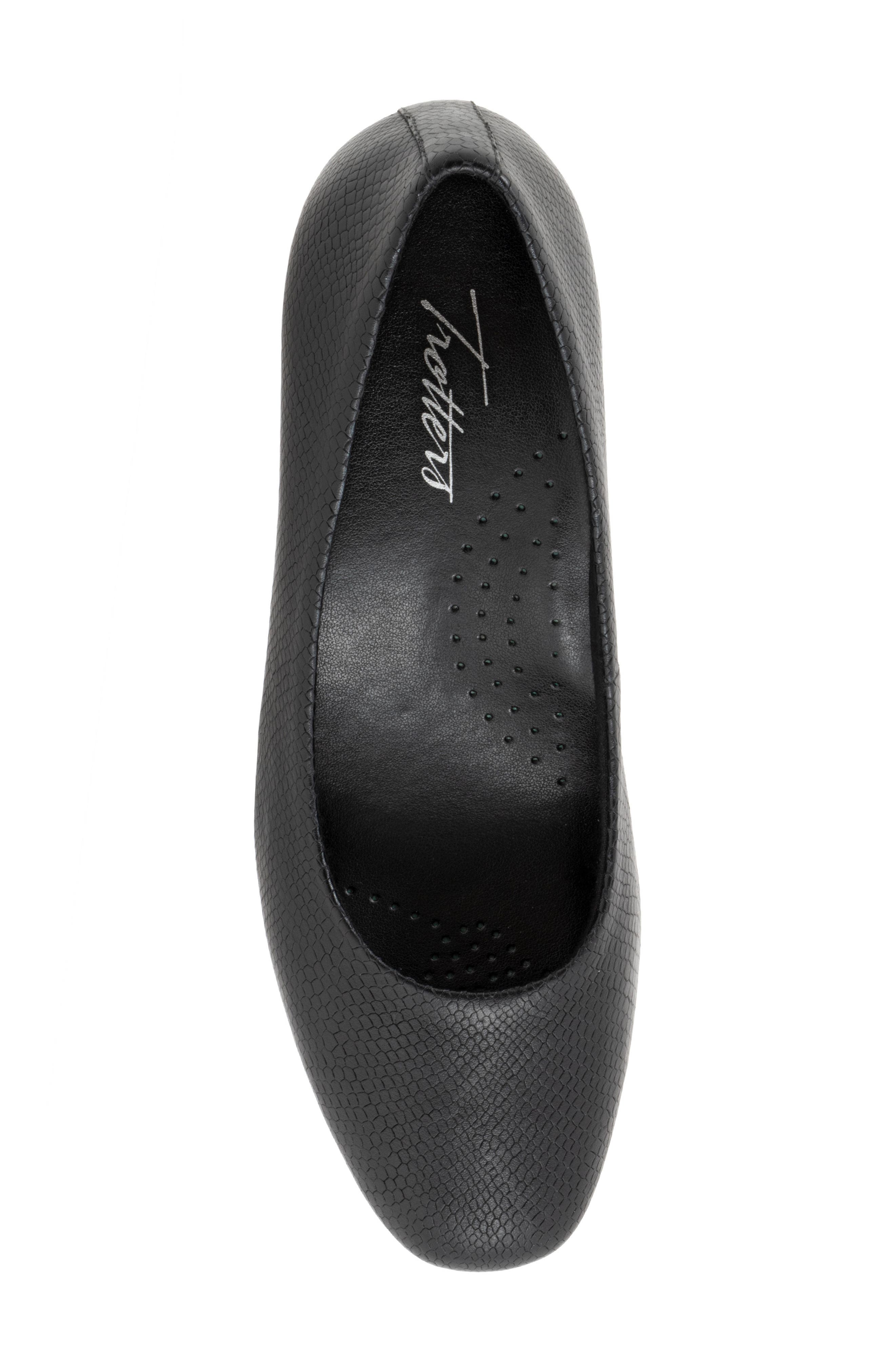 Daria Block Heel Pump, Alternate, color, BLACK SNAKE