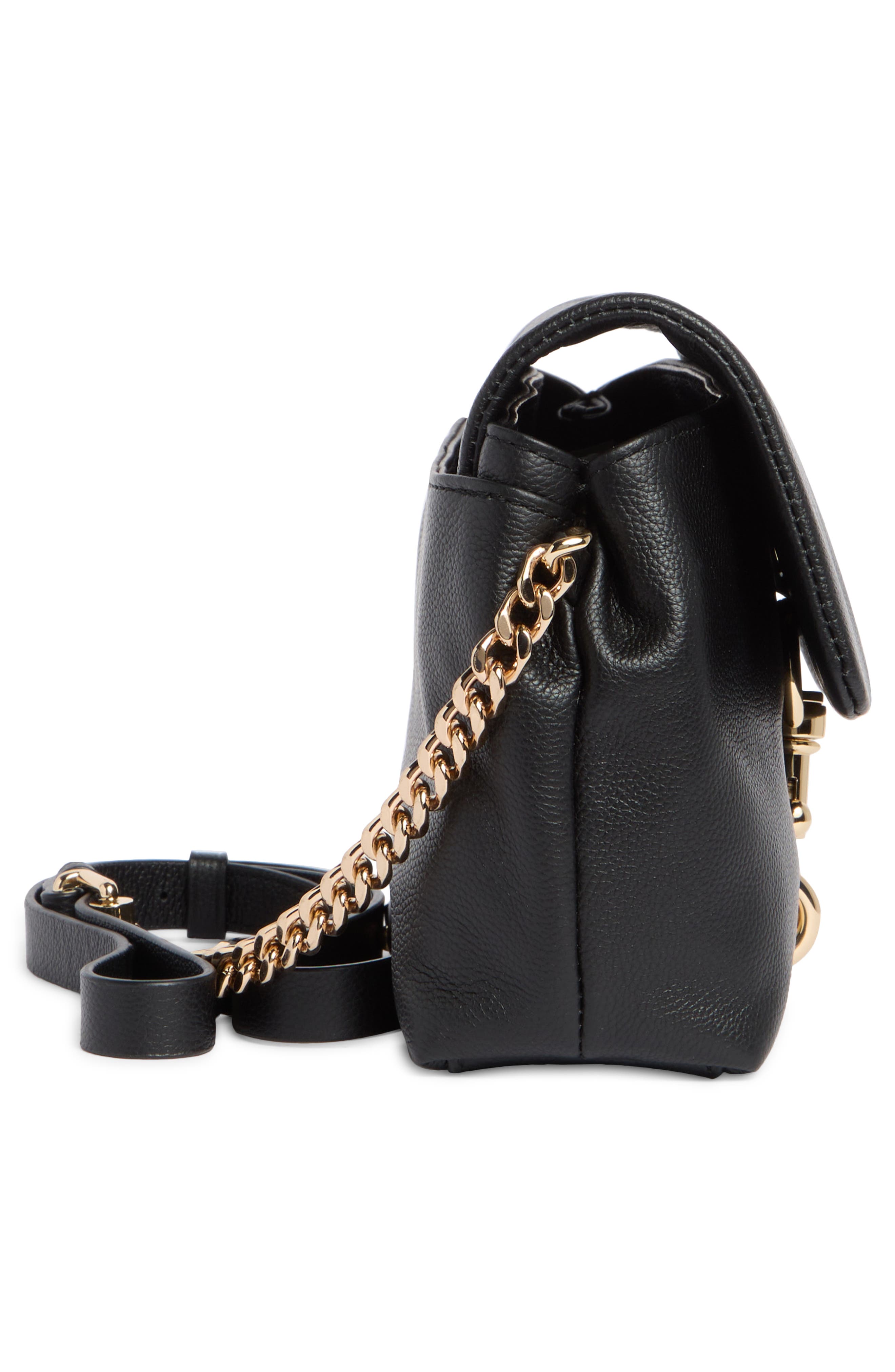 Rebecca Minkoff Leather Flap Crossbody Bag, Alternate, color, 