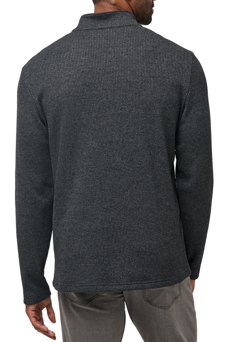 Last Sunset Thermal Half Zip Pullover, Alternate, color, HEATHER DARK GREY