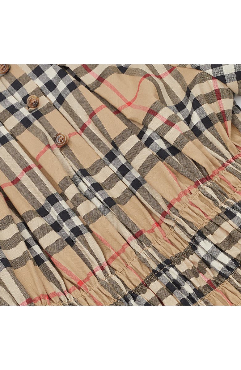 Burberry Joyce Archive Smocked Dress, Alternate, color, 