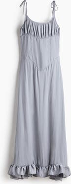 H&M Frill-trimmed Tie-strap Dress