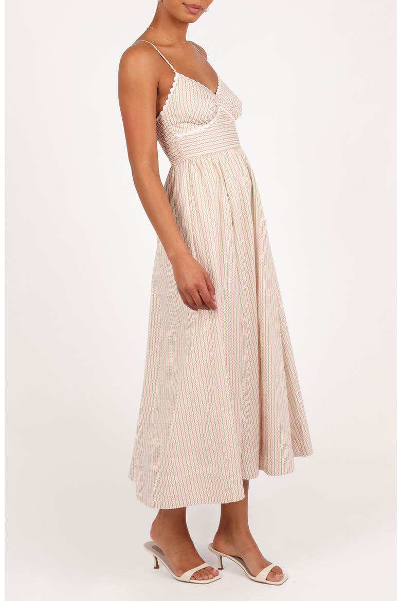 Yasmin Sleeveless Dress, Alternate, color, WAVE STRIPE