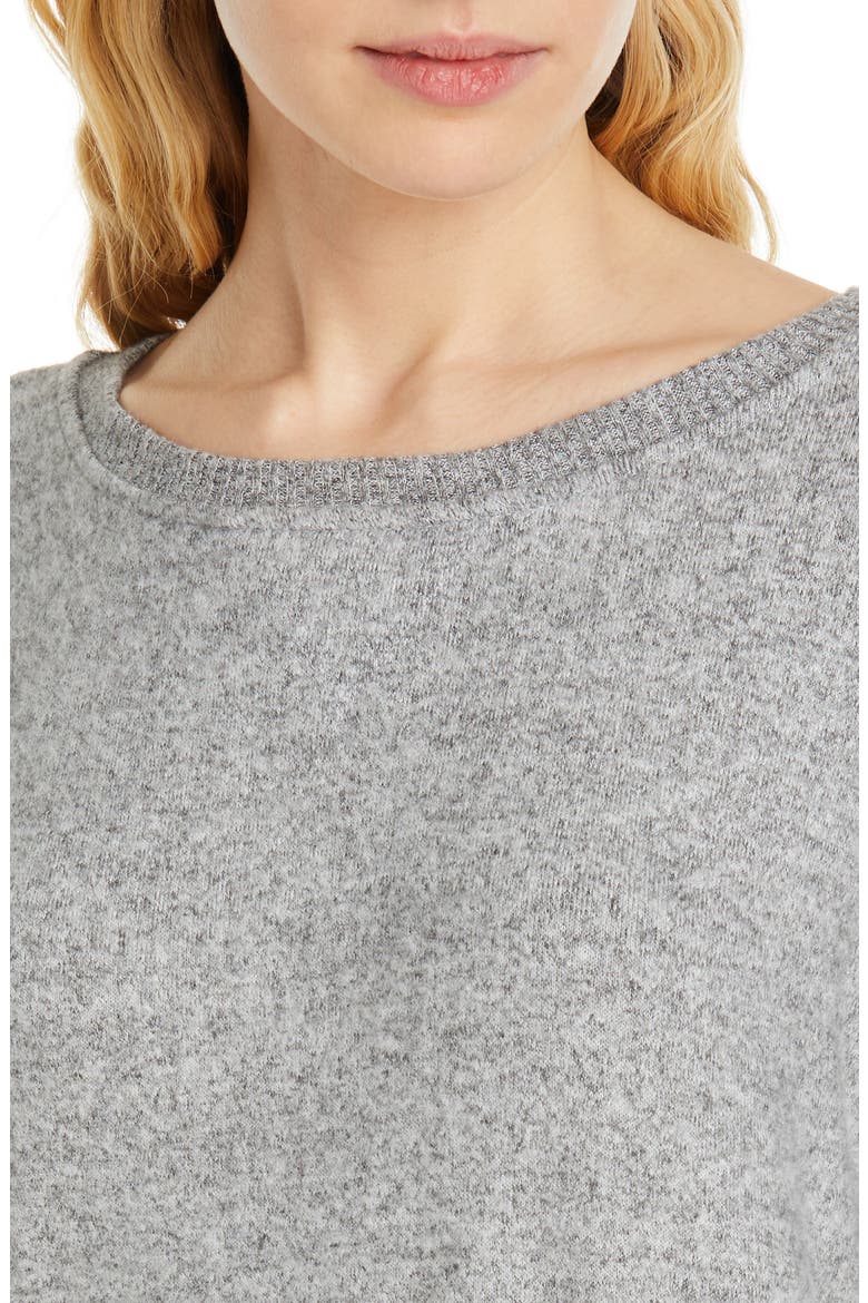 Jennina Drop Shoulder Sweater, Alternate, color, HEATHER GREY