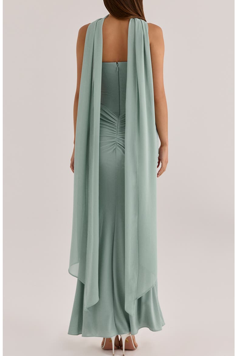 Portia Strapless Cocktail Dress, Alternate, color, JADE