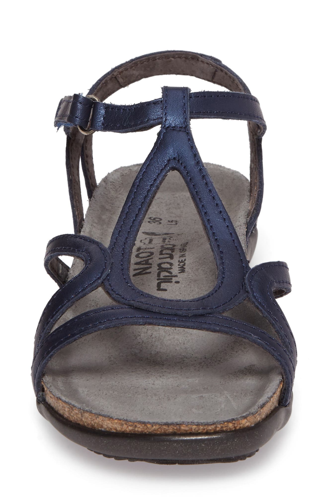 Dorith Sandal, Alternate, color, POLAR SEA LEATHER
