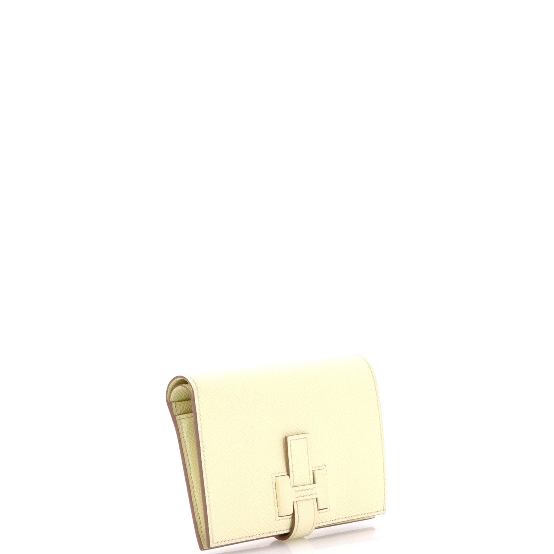 New H Passant Wallet Epsom Compact, Alternate, color, Yellow