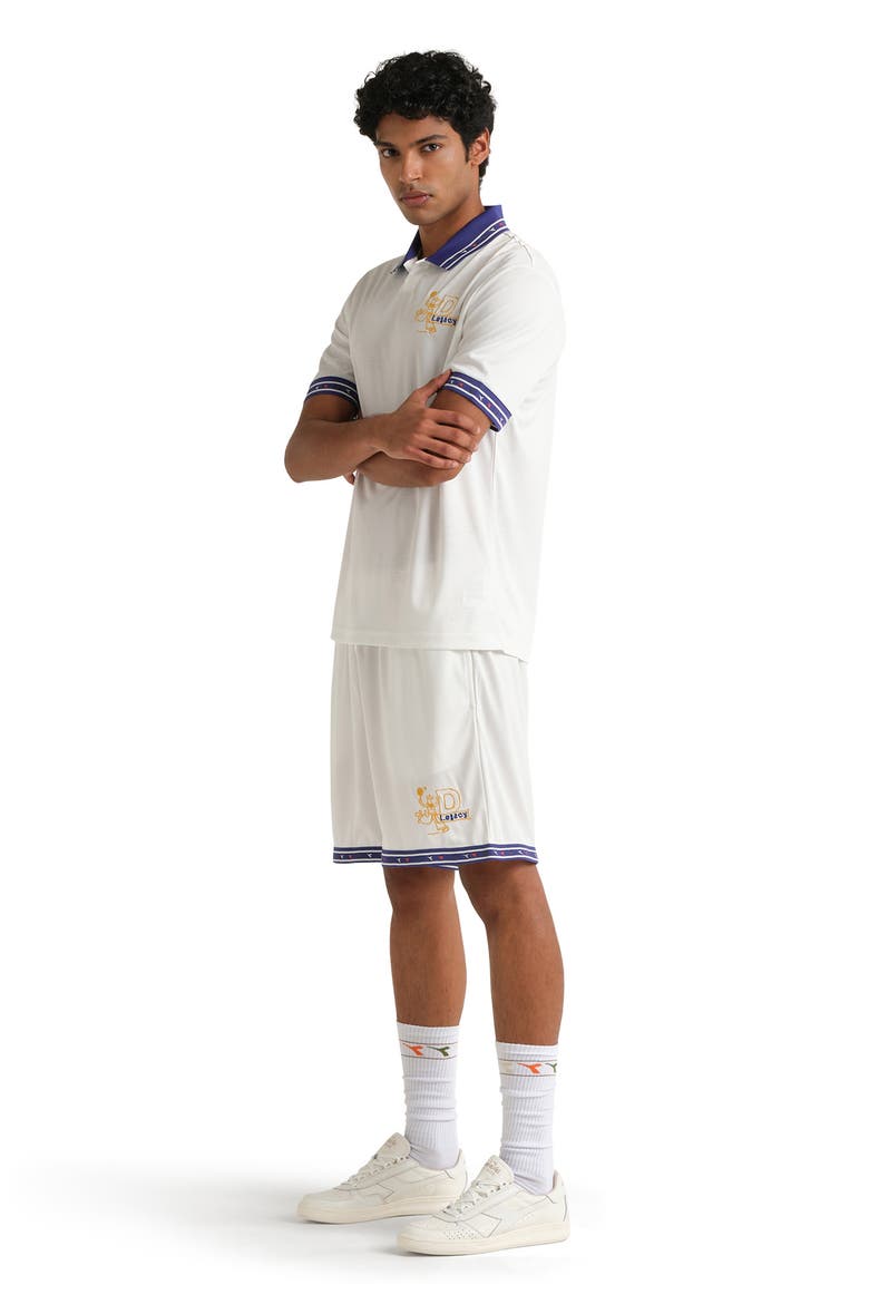Legacy Embroidered Piqué Polo, Alternate, color, OPTICAL WHITE