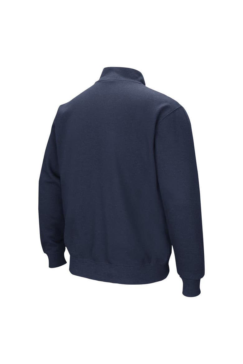 Men's Colosseum Navy Colorado School of Mines Orediggers Tortugas Quarter-Zip Top, Alternate, color, Navy
