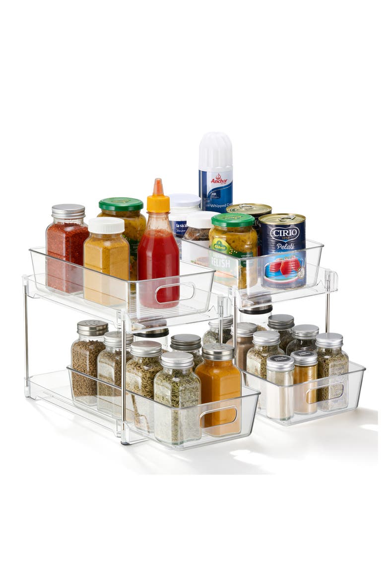 2-Tier Pull-Out Pantry Organizer, Alternate, color, NO COLOR