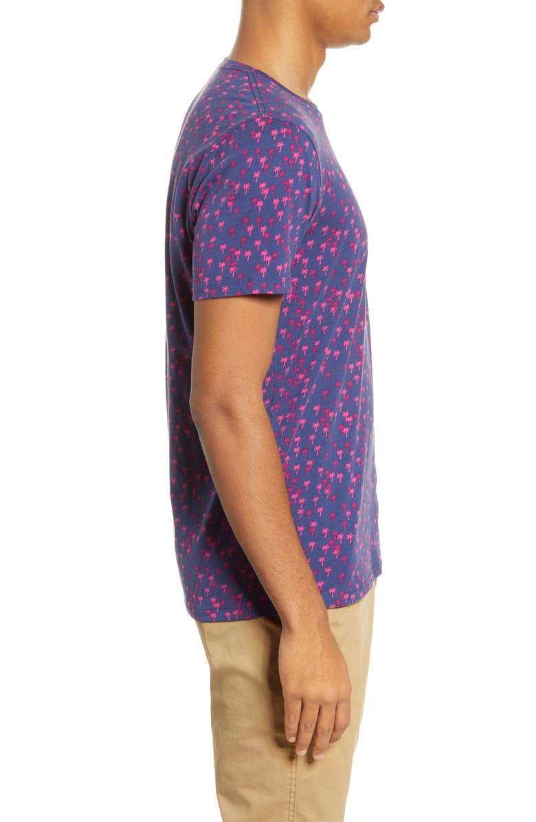 Bonobos Slim Fit Palm Flurry Pocket T-Shirt, Alternate, color,