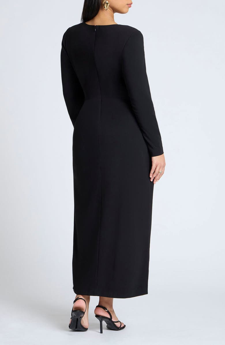 eloquii tie front maxi dress ELOQUII Women's Plus Size Eyelet Tie Front Maxi Dress