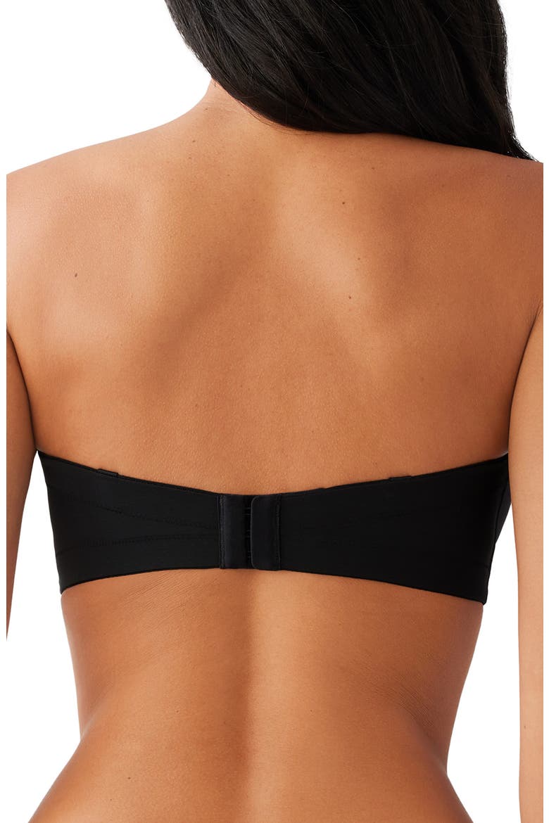 Self-Assured Underwire Convertible Push-Up Bra, Alternate, color, BLACK