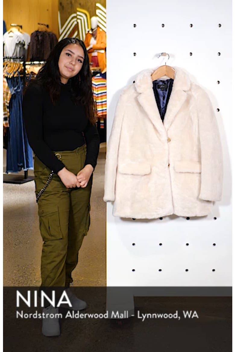 Yuna Teddy Faux Fur Jacket video