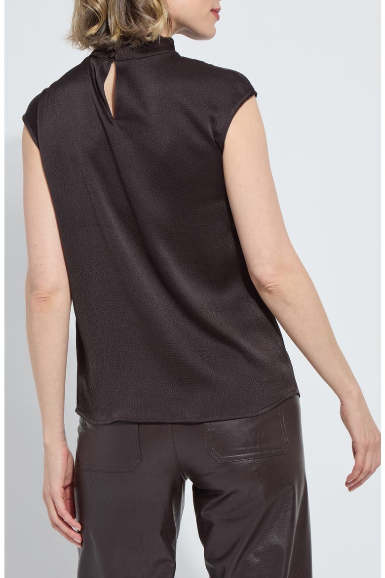 Aisha Sleeveless Cowl Neck Top, Alternate, color, DBL EXPRSO