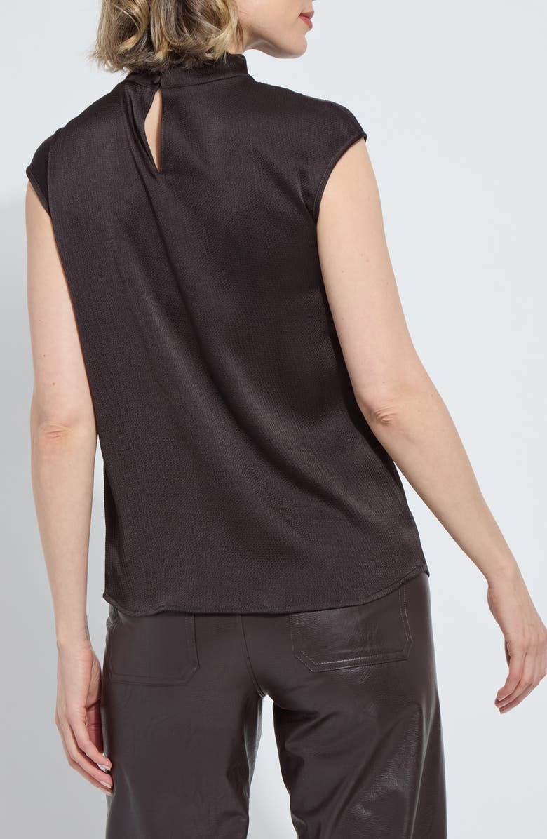 Lysse Aisha Sleeveless Cowl Neck Top, Alternate, color, Double Espresso