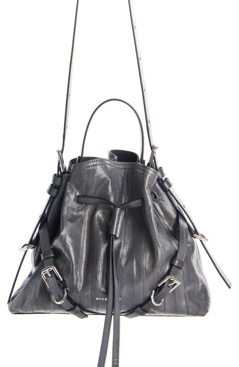 Small Voyou Eel Skin Bucket Bag