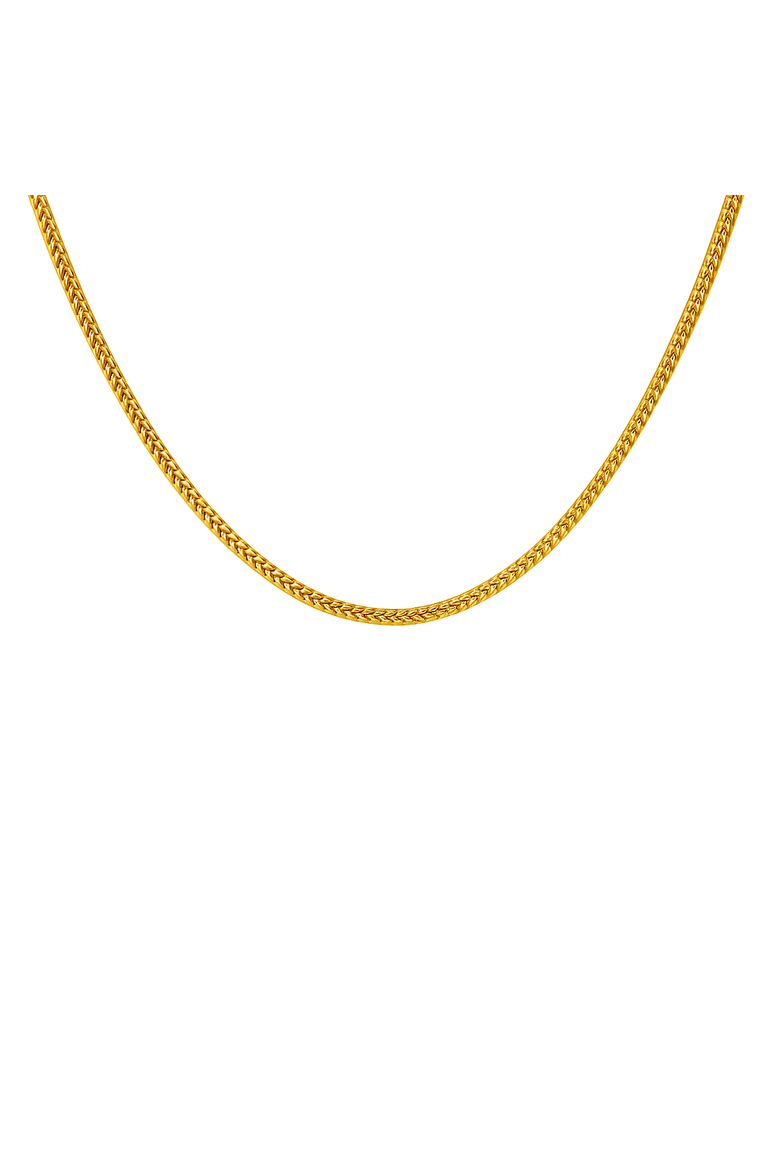 14K Yellow Gold Franco Chain Necklace Solid Gold 2.7mm, Main, color, Yellow