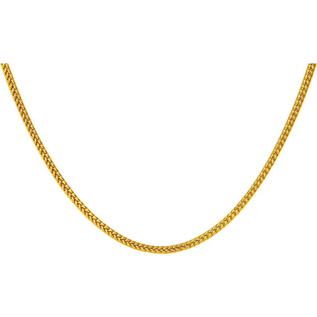 Ancona Jewelry 14k Yellow Gold Franco Chain Necklace Solid Gold 2.7mm In Yellow