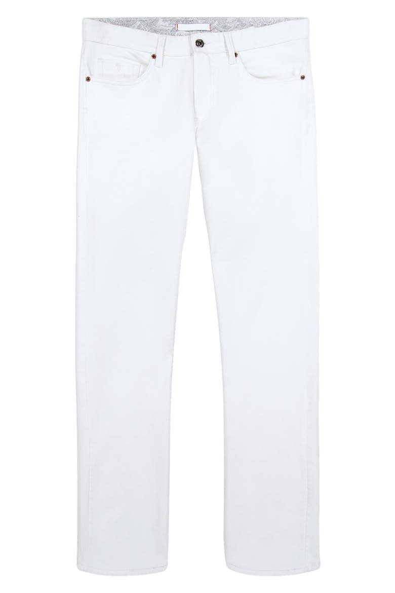 Cadiz Straight Leg Jeans, Alternate, color, WHITE