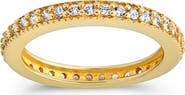 Sterling Forever Thin Cubic Zirconia Band Ring
