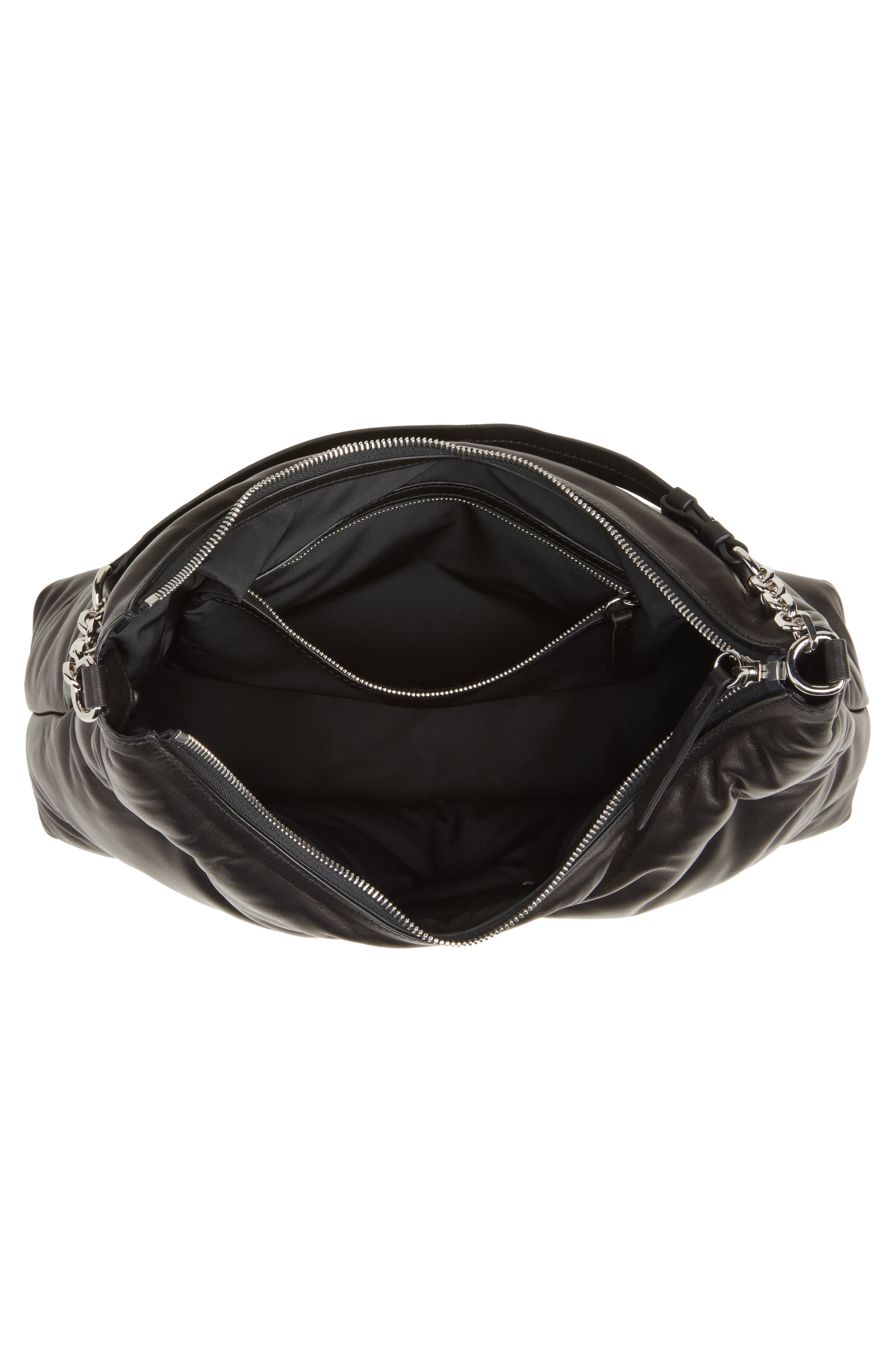 Maison Margiela Medium Glam Slam Hobo Bag, Alternate, color, Black