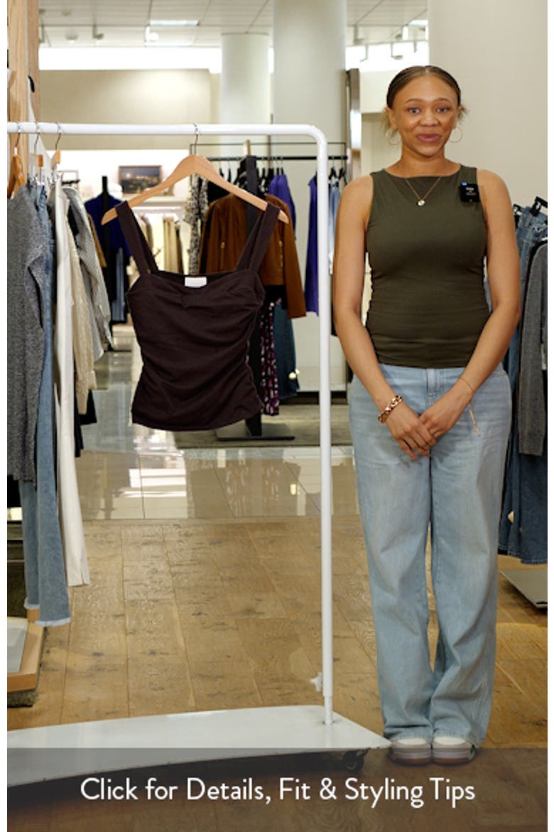 Trish Ruched Tank video