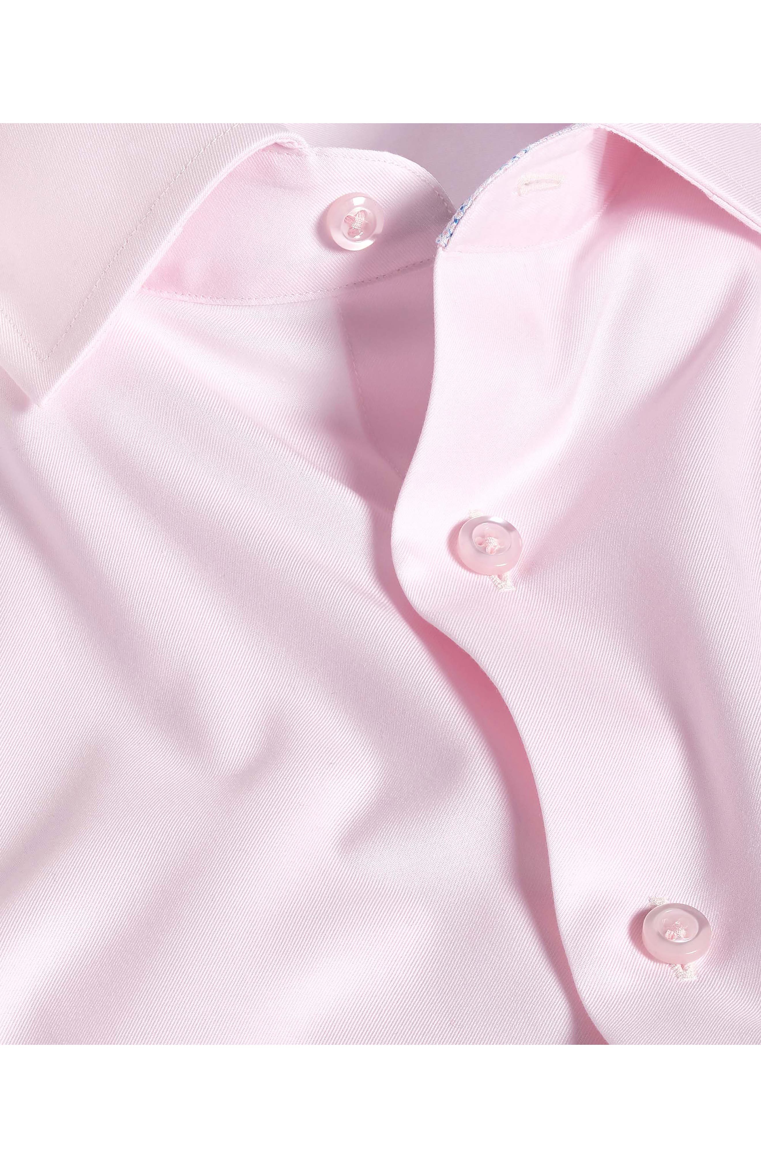 Trim Fit Cotton Twill Dress Shirt - image 2