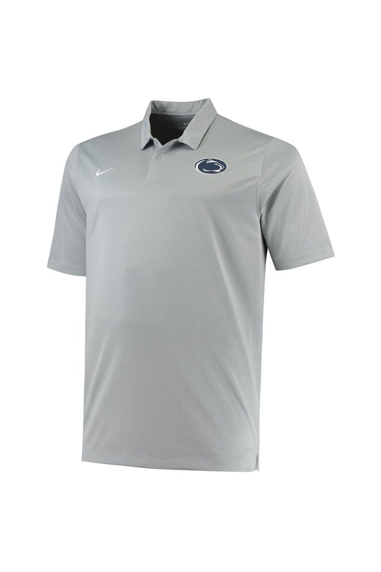 Men's Nike Heathered Gray Penn State Nittany Lions Big & Tall Performance Polo, Alternate, color, Gray