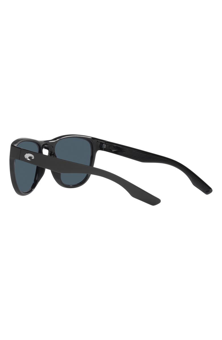 Costa Del Mar Irie 55mm Polarized Pilot Sunglasses, Alternate, color, Black