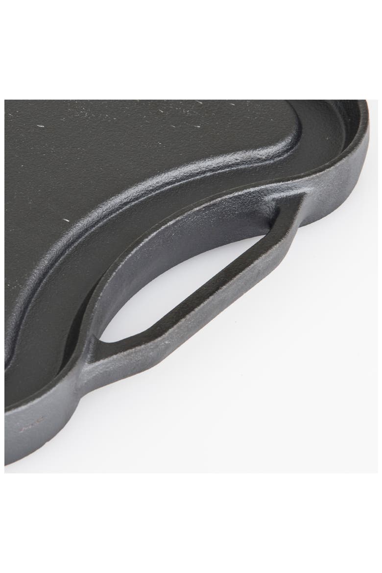 20-Inch Cast Iron Double Burner Reversible Griddle & Grill, Alternate, color, GREYDNU