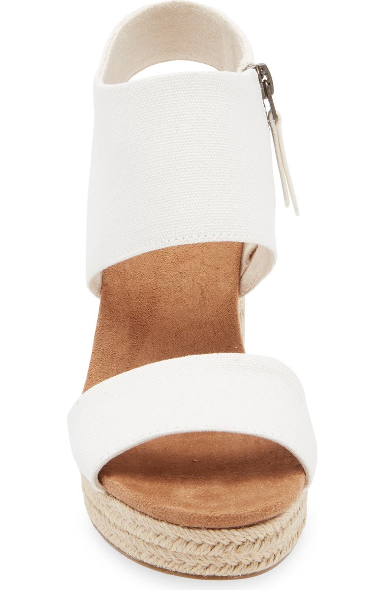 TOMS Canvas Platform Sandal, Alternate, color,