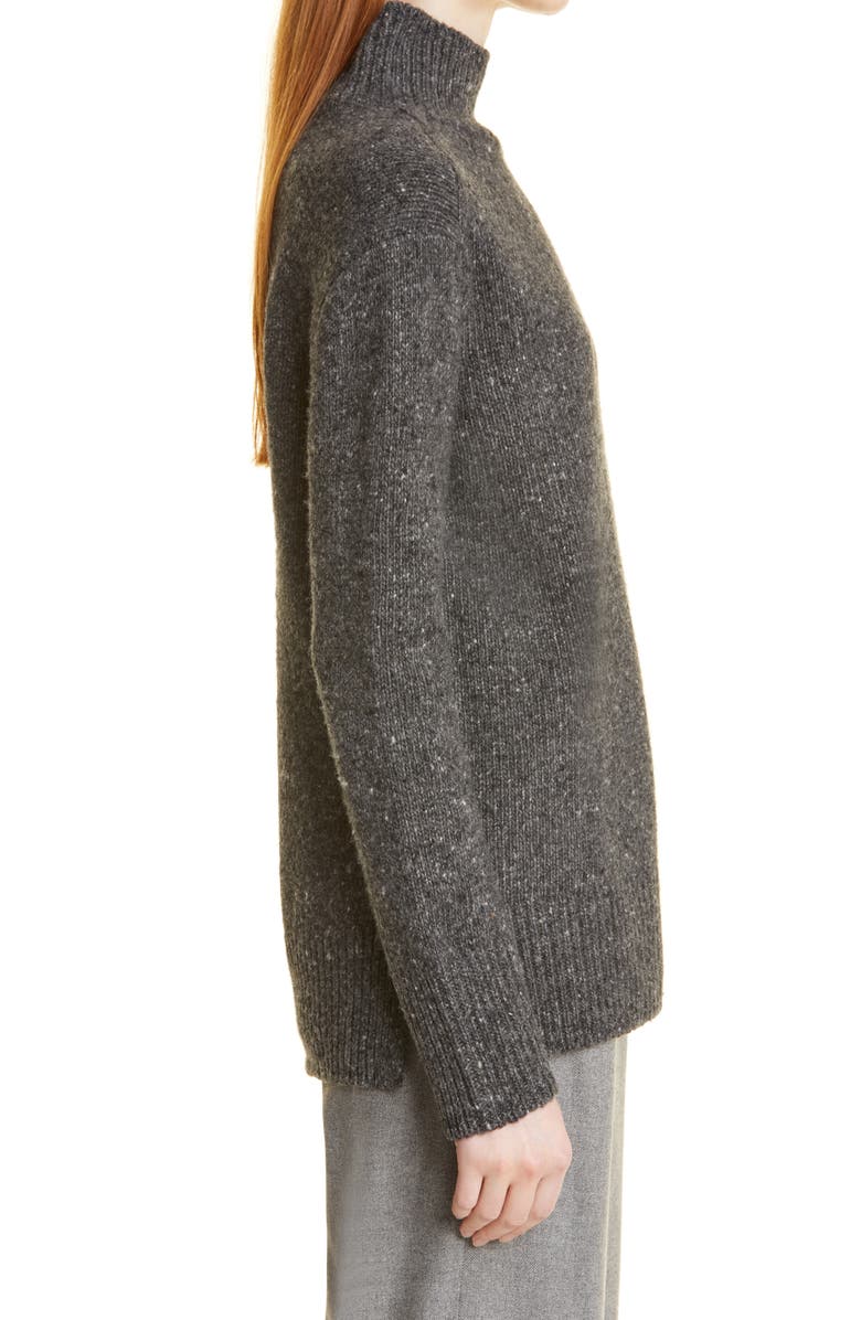 Vince Donegal Wool & Alpaca Blend Turtleneck Sweater, Alternate, color,