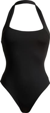 BONDI BORN Candice Open Back One-Piece Swimsuit