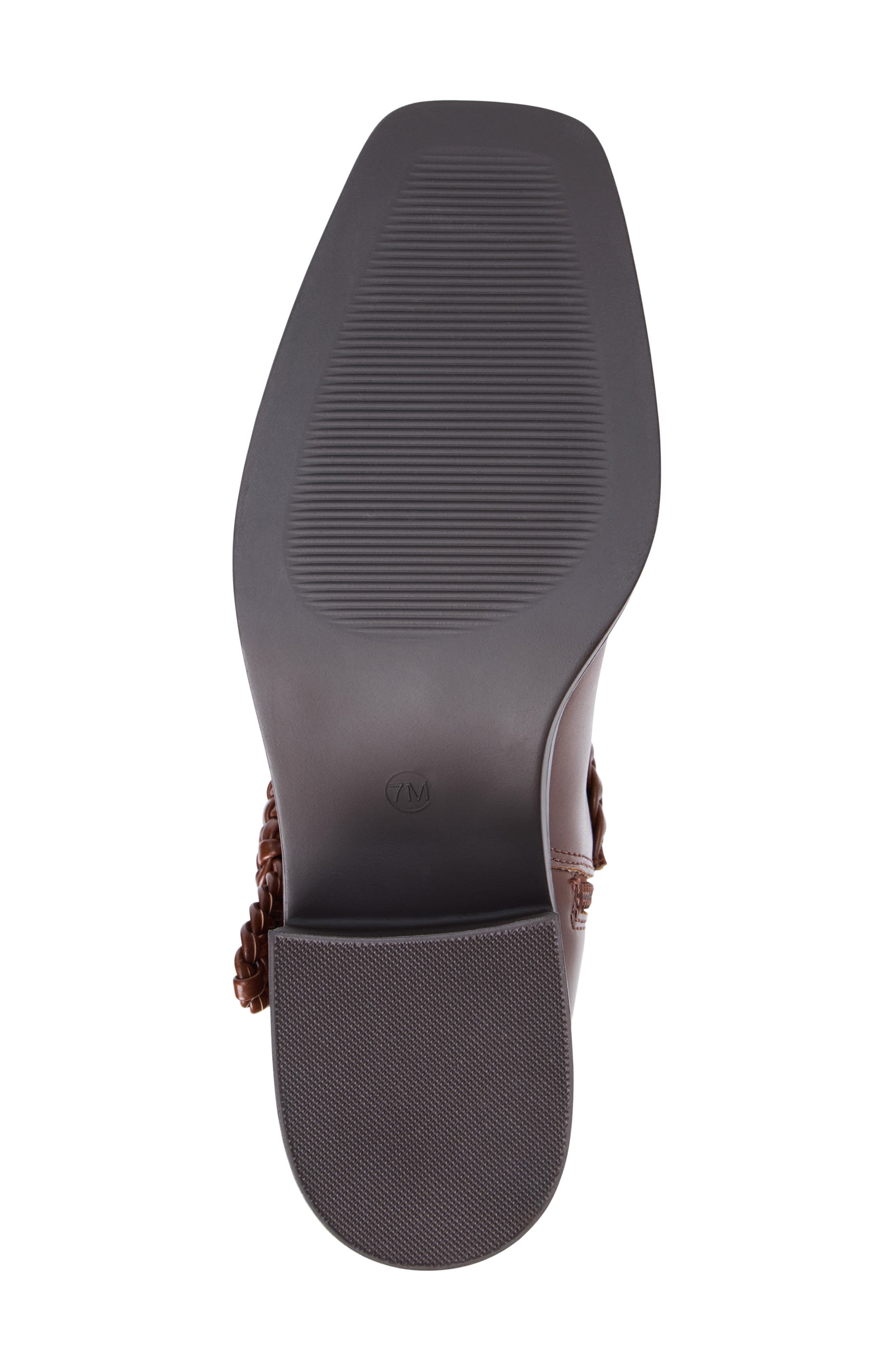 Cheyenne Faux Leather Boot, Alternate, color, BROWN