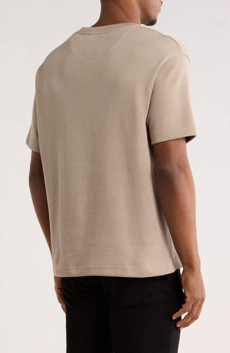 DENIM AND FLOWER Heavyweight Knit T-Shirt, Alternate, color, Sand