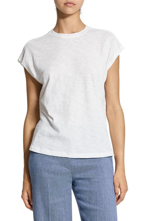 Cap Sleeve Organic Cotton T-Shirt