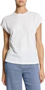 Theory Cap Sleeve Organic Cotton T-Shirt
