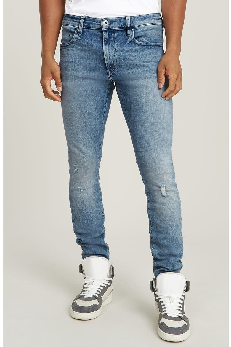 Revend FWD Skinny Fit Jeans, Main, color, ANTIQUE FADED RIPPED