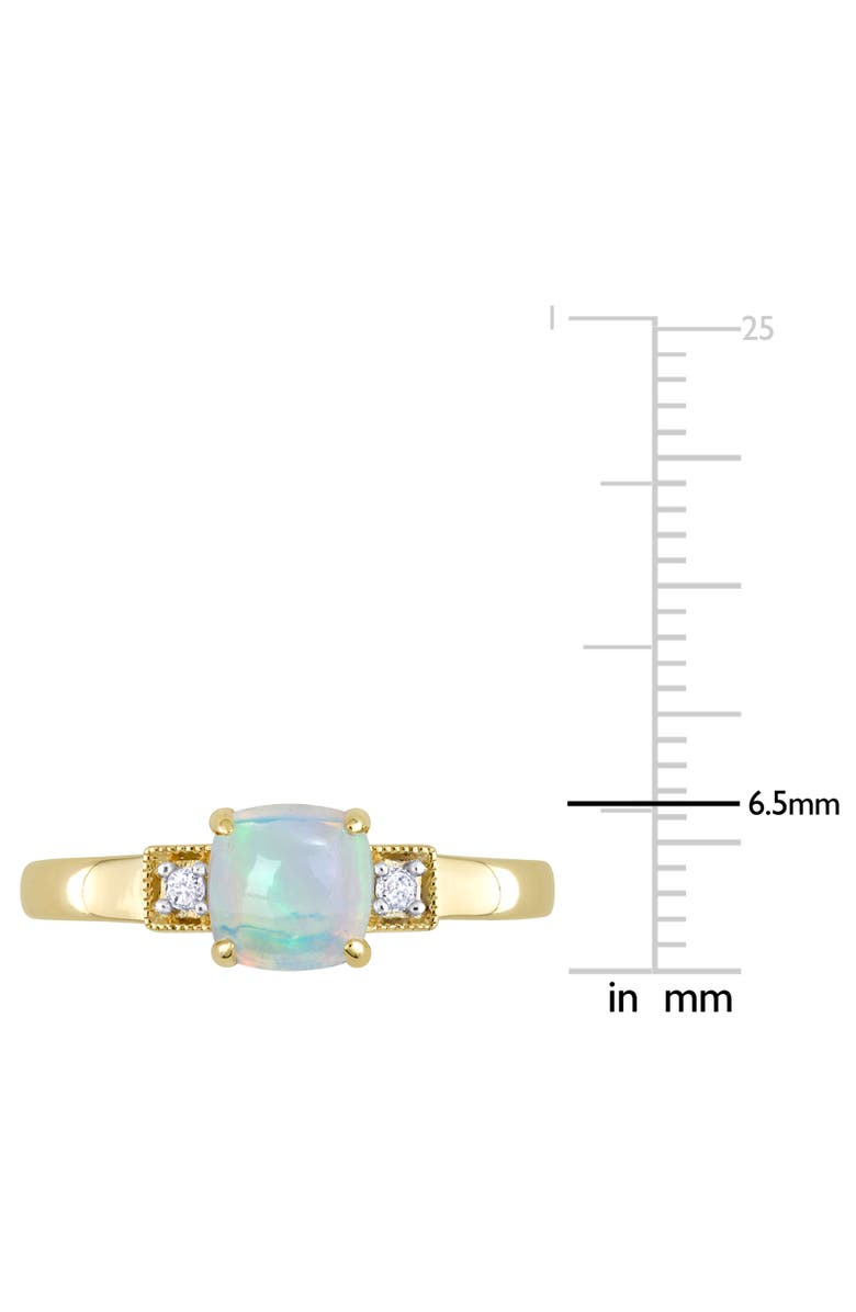 Julianna B. Opal & Diamond Accent Ring 10k, Alternate, color, Opal